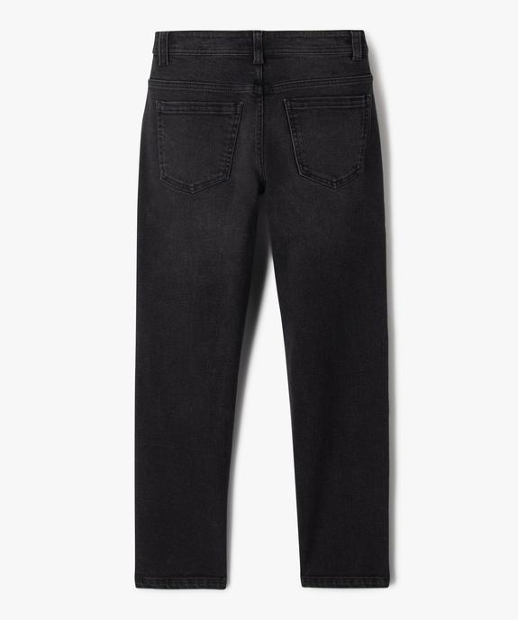 Jean loose avec ceinture ajustable garçon vue7 - GEMO (JUNIOR) - GEMO