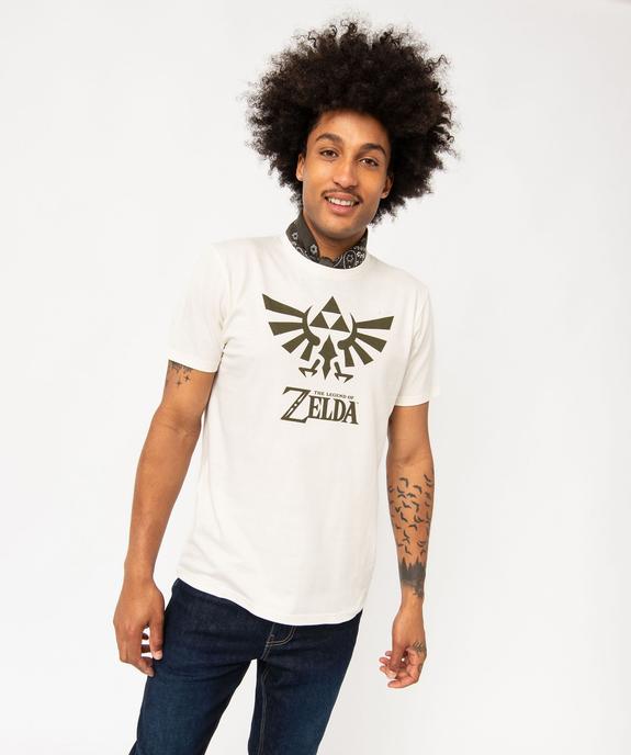 Tee-shirt manches courtes imprimé jeu vidéo homme - Zelda vue1 - ZELDA - GEMO