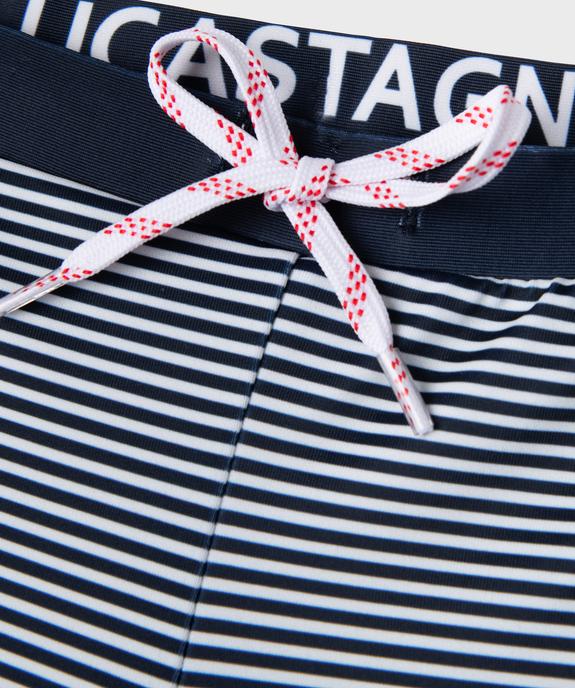Short de bain à rayures garçon - LuluCastagnette vue3 - LULU CASTAGNETTE GEMO FOR GOOD - GEMO