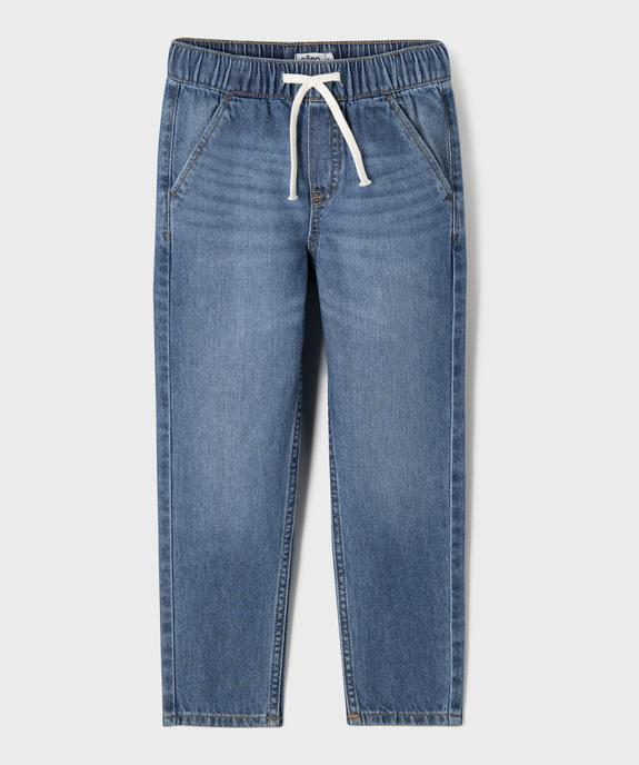 Jean relaxed avec taille ajustable garçon vue1 - GEMO (ENFANT) - GEMO