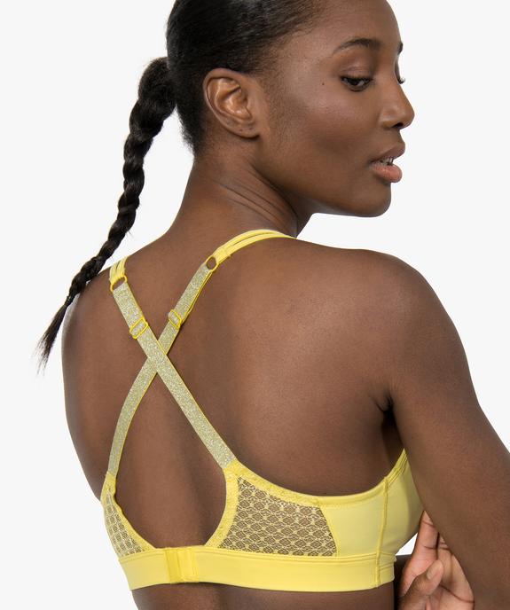 Soutien-gorge de sport push-up – Maintien moyen vue2 - GEMO(HOMWR FEM) - GEMO