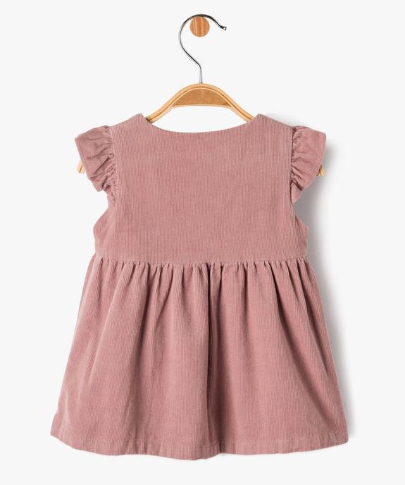 Ensemble 2 pièces robe + collants bébé fille - LuluCastagnette vue3 - LULUCASTAGNETTE - GEMO