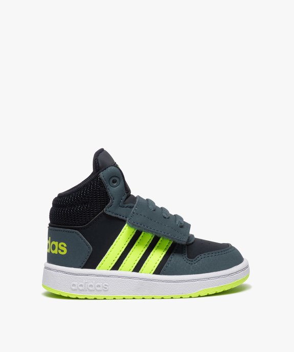 Baskets bébé garçon semi-montantes – Adidas Hoops Mid vue1 - ADIDAS - GEMO