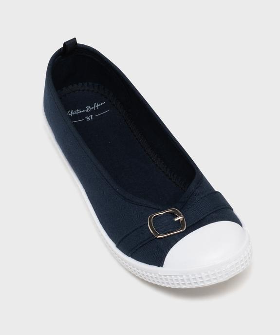 Ballerines en toile avec bout renforcé femme vue6 - VALENTINA BALDA - GEMO
