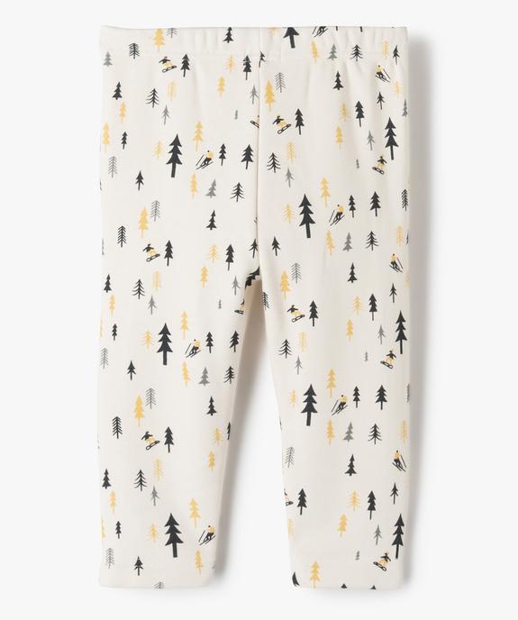 Legging bébé garçon en maille avec intérieur peluche vue3 - GEMO(BEBE DEBT) - GEMO