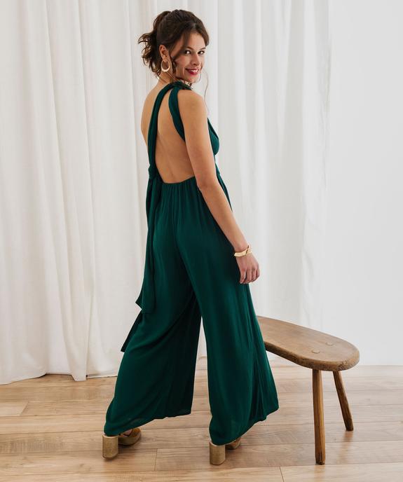 Combinaison pantalon multilook en viscose froissée femme vue8 - GEMO(FEMME PAP) - GEMO
