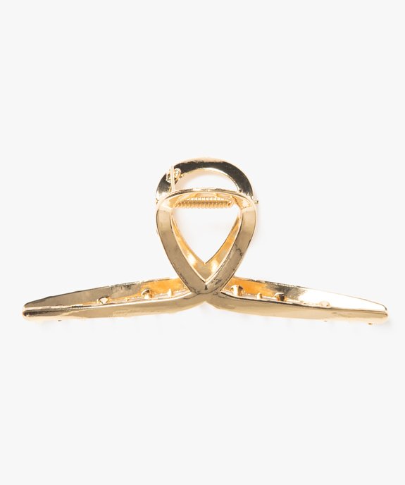 Pince crabe en métal pour les cheveux femme vue1 - GEMO (ACCESS) - GEMO
