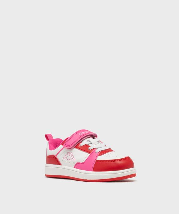 Baskets Shay EV Kid avec fermeture scratch fille - Kappa vue2 - KAPPA - GEMO