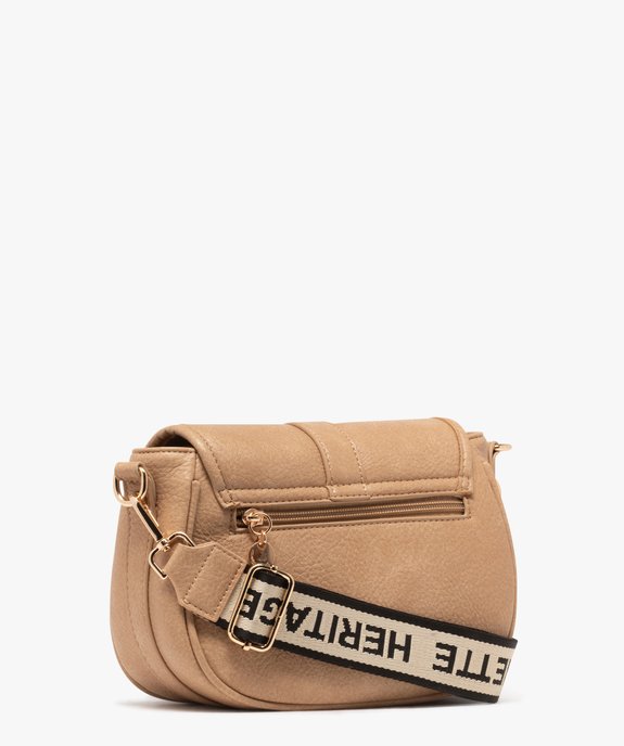Sac besace avec bandoulières interchangeables femme - LuluCastagnette vue2 - LULU CASTAGNETT - GEMO