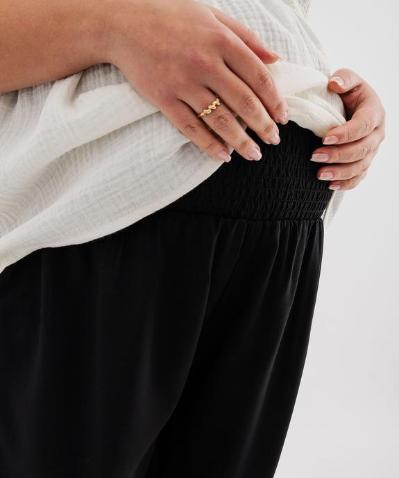 Short ample en viscose spécial maternité vue2 - GEMO 4G MATERN - GEMO