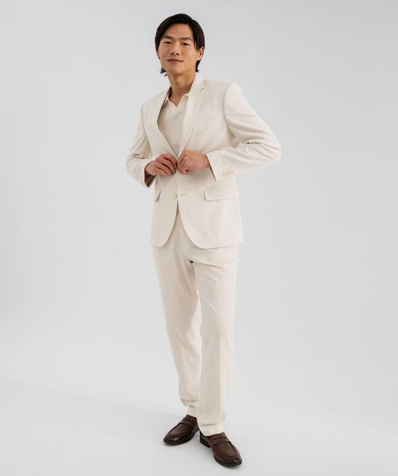 Polo à manches courtes en maille fantaisie homme vue4 - GEMO (HOMME) - GEMO