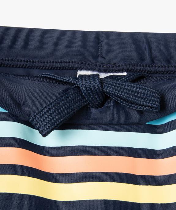 Maillot de bain garçon boxer à rayures vue2 - GEMO (ENFANT) - GEMO