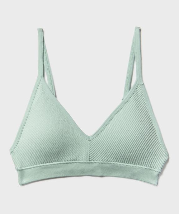 Soutien-gorge triangle à mousses amovibles première lingerie fille vue1 - GEMO (JUNIOR) - GEMO