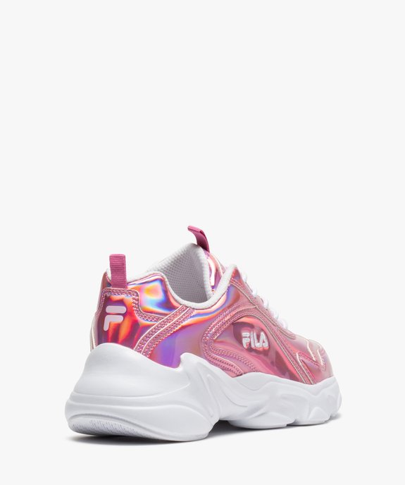 Baskets femme running irisées à lacets - Fila Alamo vue4 - FILA - GEMO