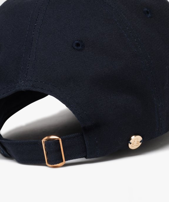 Casquette avec motif inscription et drapeau brodés femme - LuluCastagnette vue6 - LULUCASTAGNETTE - GEMO