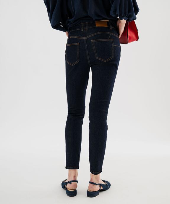 Jean slim 7/8ème taille normale femme vue3 - GEMO(FEMME PAP) - GEMO