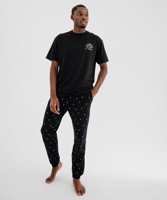 Pantalon de pyjama à motifs étoiles mixte vue7 - GEMO 4G FEMME - GEMO