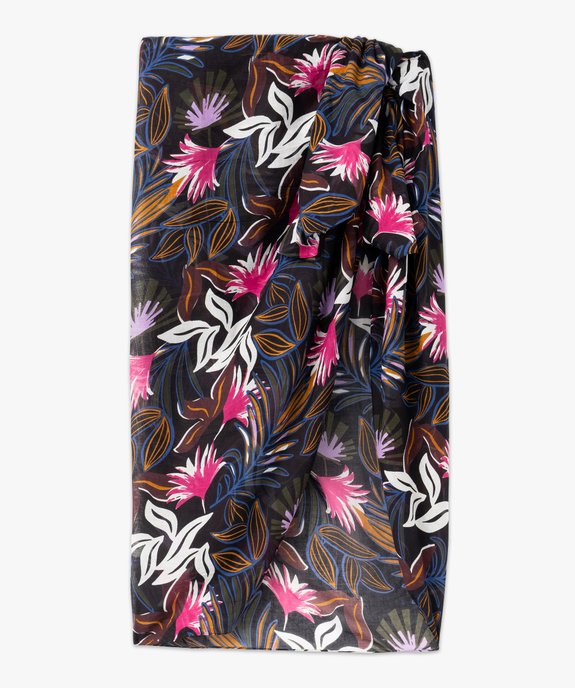 Paréo à motifs fleuris femme vue4 - GEMO (ACCESS) - GEMO