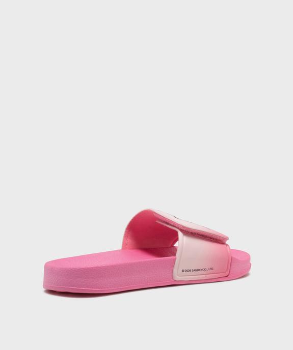 Mules de piscine à scratch à motif chaton fille - Hello Kitty vue4 - HELLO KITTY - GEMO