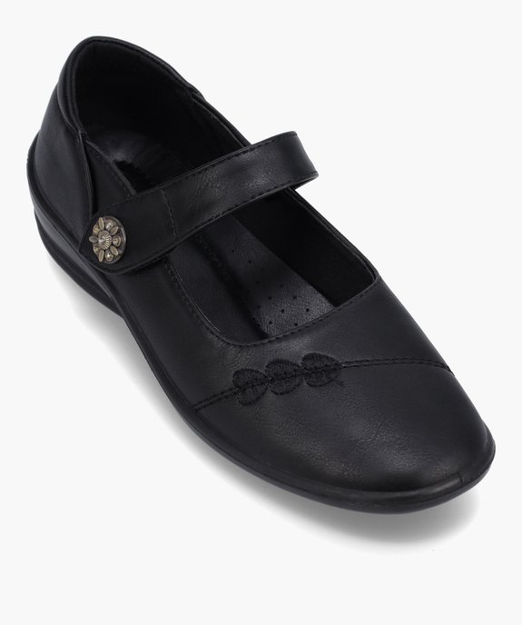 Ballerines femme confort extra-légères à bride scratch vue5 - GEMO (CONFORT) - GEMO