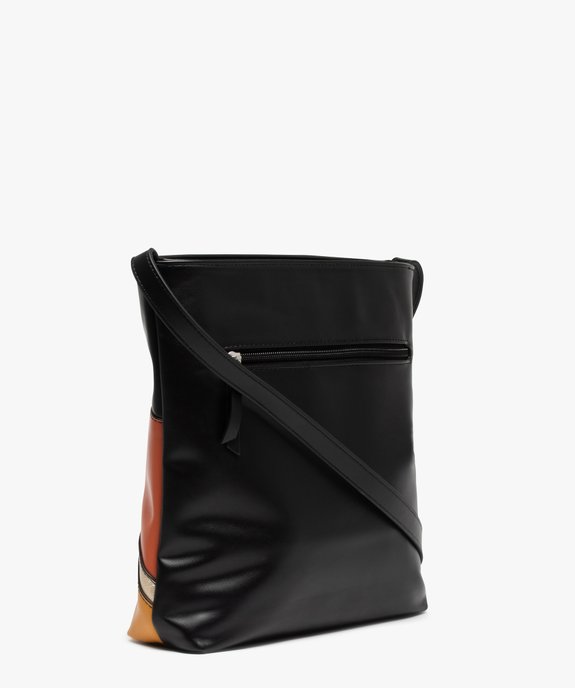 Sac besace femme à détail doré vue2 - GEMO (ACCESS) - GEMO