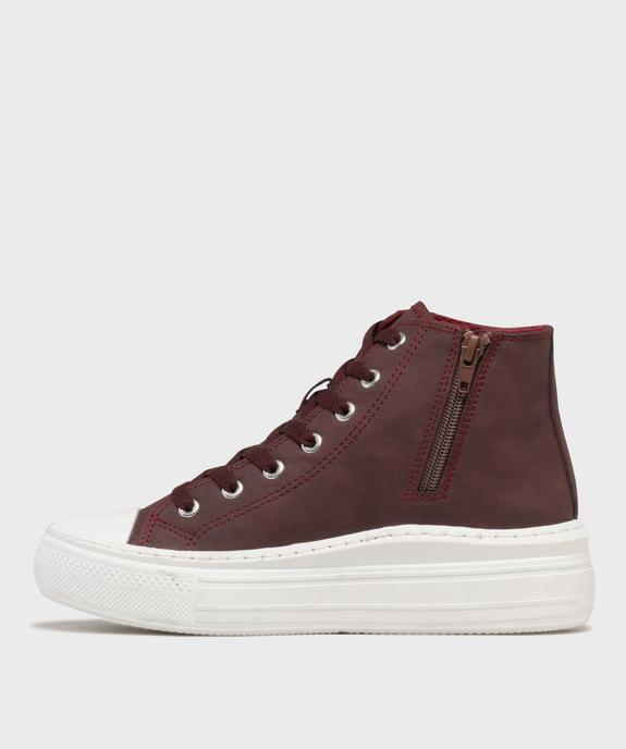 Baskets montantes esprit campus avec doublure chaude femme - Camps United vue3 - CAMPS - GEMO