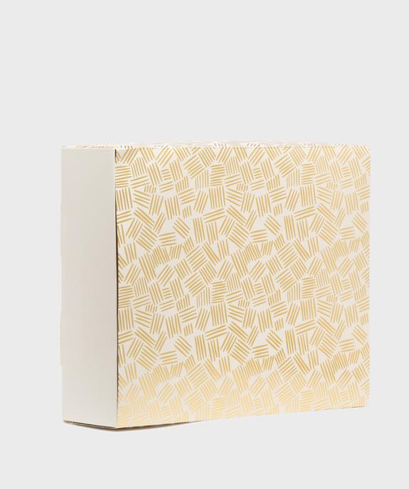 Boite cadeau rectangle à motifs scintillants vue1 - GEMO (ACCESS) - GEMO