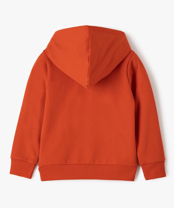 Sweat garçon à capuche avec motif vue3 - GEMO (ENFANT) - GEMO