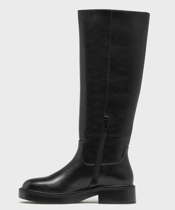 Bottes cavalières avec épaisse semelle femme - Follow Me vue3 - FOLLOW ME - GEMO