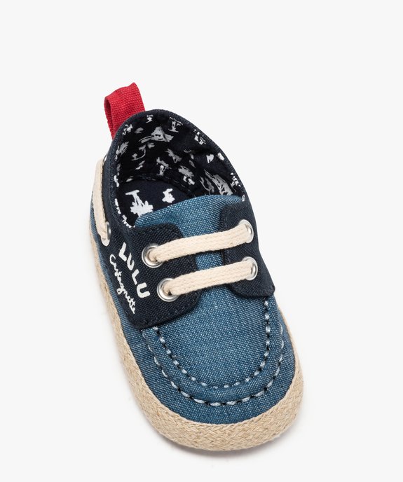 Chaussures de naissance garçon bateau - LuluCastagnette vue5 - LULUCASTAGNETTE - GEMO