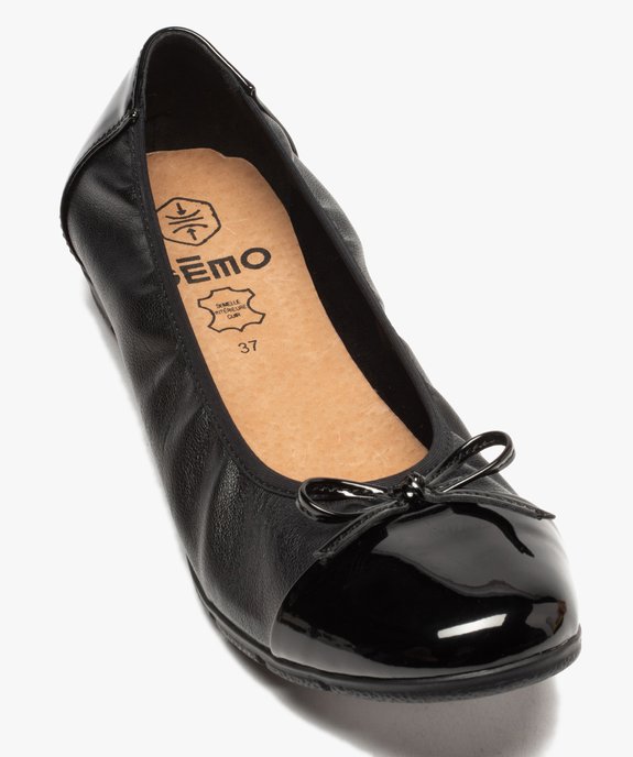 Ballerines femme tige souple à bout renforcé vue5 - GEMO(URBAIN) - GEMO