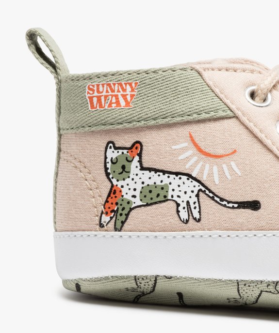 Chaussons de naissance bébé garçon à lacets vue6 - GEMO 4G BEBE - GEMO