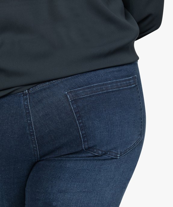 Jean femme grande taille coupe Slim 4 poches vue2 - GEMO (G TAILLE) - GEMO