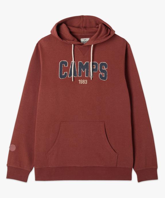 Sweat à capuche en molleton doux homme - Camps United vue4 - CAMPS - GEMO