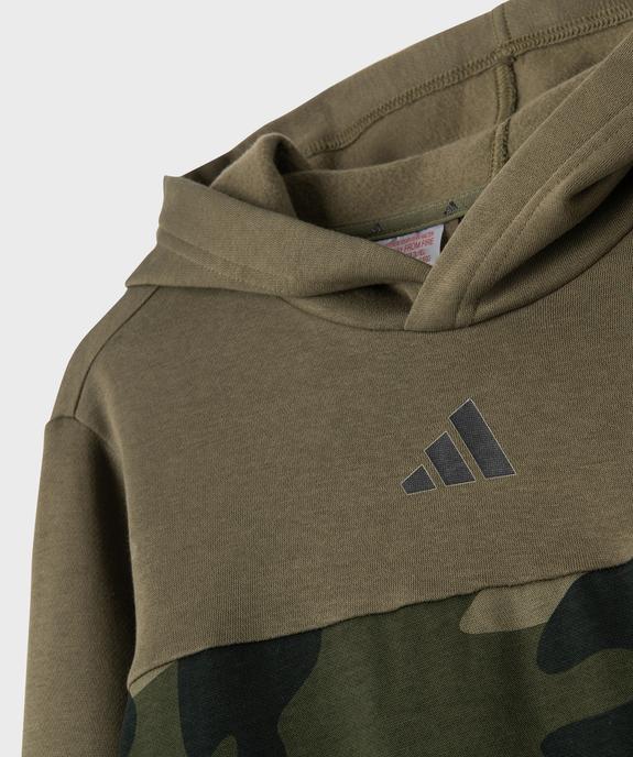 Sweat à capuche à motif camouflage garçon - Adidas vue3 - ADIDAS - GEMO