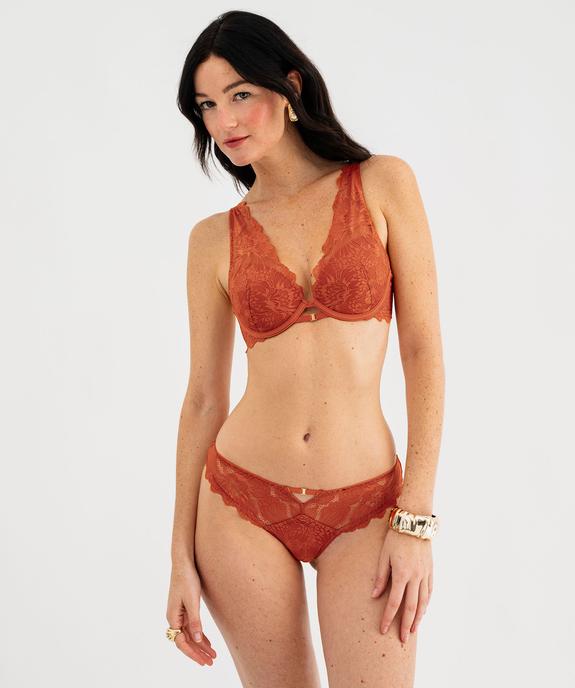 Soutien-gorge push-up à bretelles foulard femme vue3 - GEMO(HOMWR FEM) - GEMO
