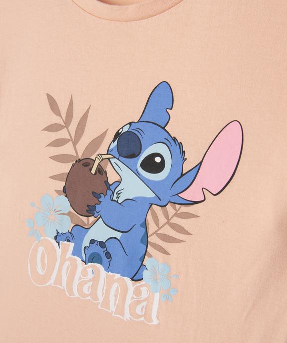 Pyjashort imprimé fille - Stitch vue2 - LILO & STITCH - GEMO