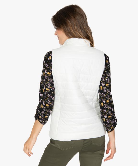 Blouson femme matelassé sans manches vue3 - GEMO(FEMME PAP) - GEMO