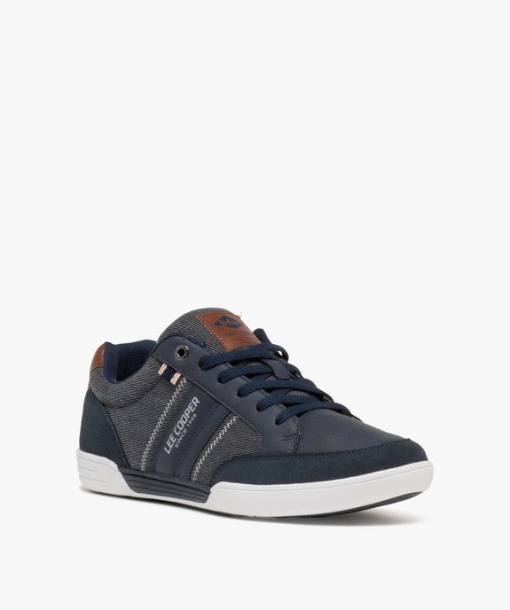 Baskets basses de ville à semelle fine homme - Lee Cooper vue3 - LEE COOPER - GEMO