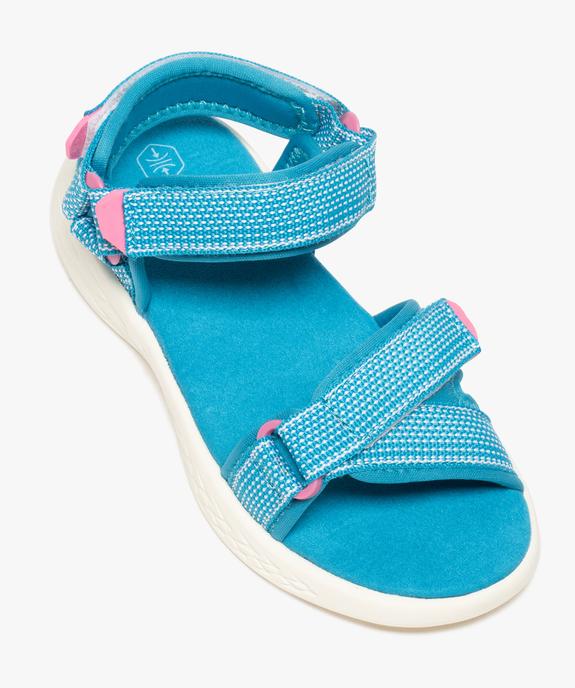 Sandales sport fille extra-légères à scratch vue5 - GEMO (ENFANT) - GEMO