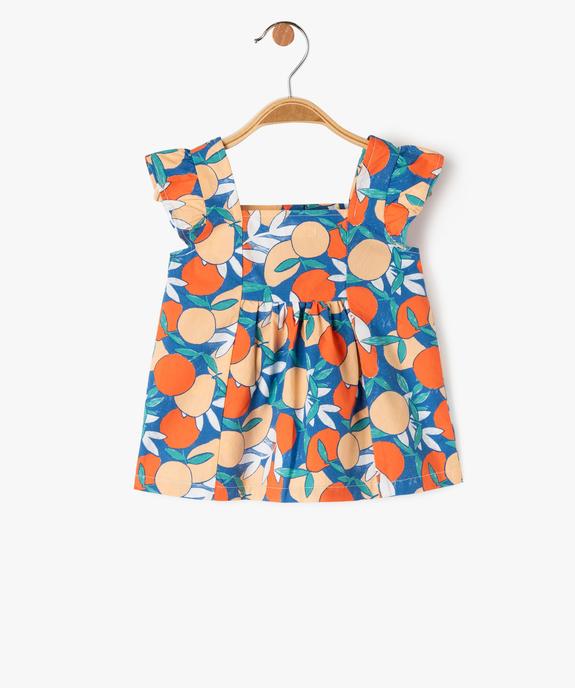 Blouse sans manches imprimée bébé fille vue3 - GEMO(BEBE DEBT) - GEMO