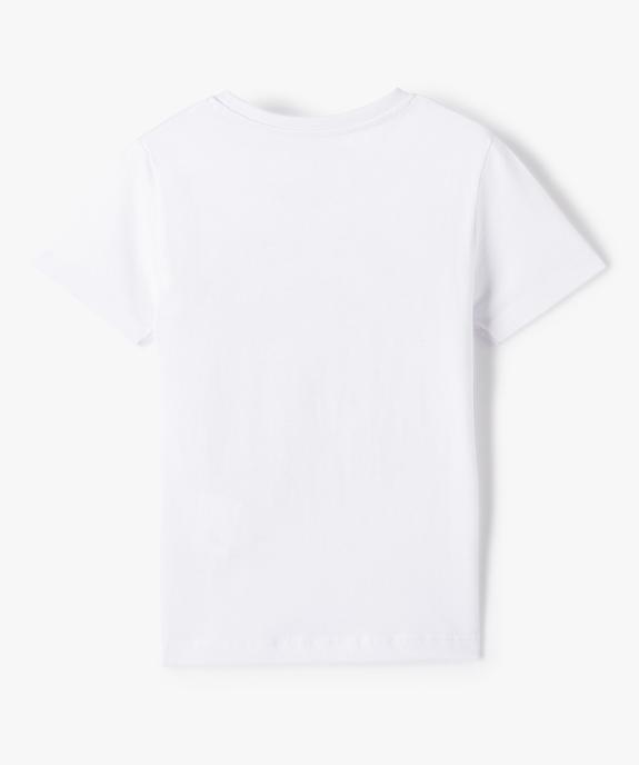 Tee-shirt garçon avec inscription XXL sur le buste - Camps United vue3 - CAMPS UNITED - GEMO