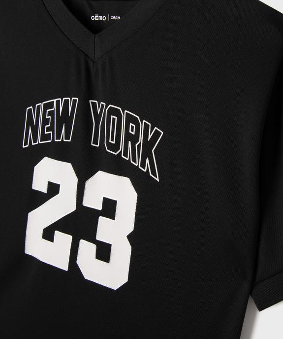 Tee-shirt de sport imprimé à manches courtes fille vue2 - GEMO (JUNIOR) - GEMO