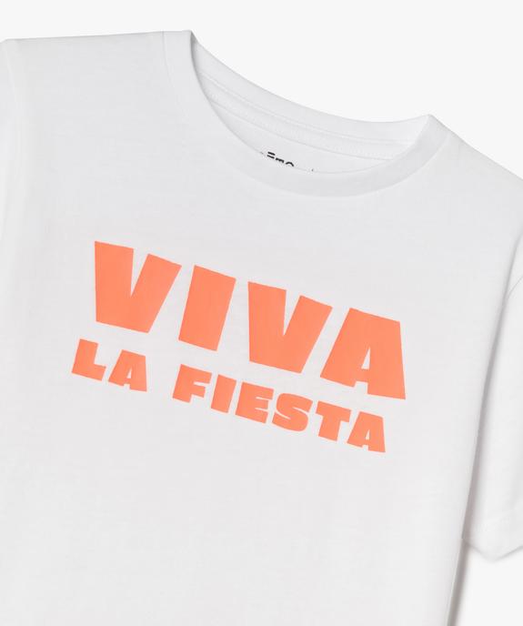 Tee-shirt à message estival garçon vue2 - GEMO (ENFANT) - GEMO