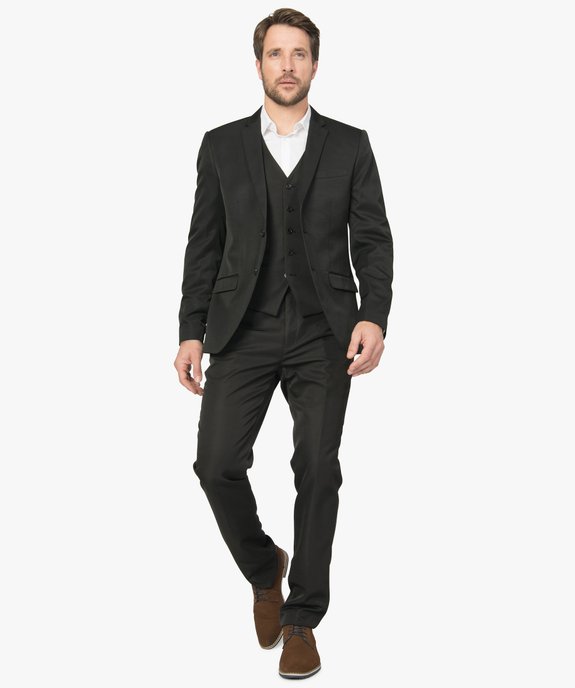 Veste de costume homme unie effet légèrement satiné vue5 - GEMO (HOMME) - GEMO
