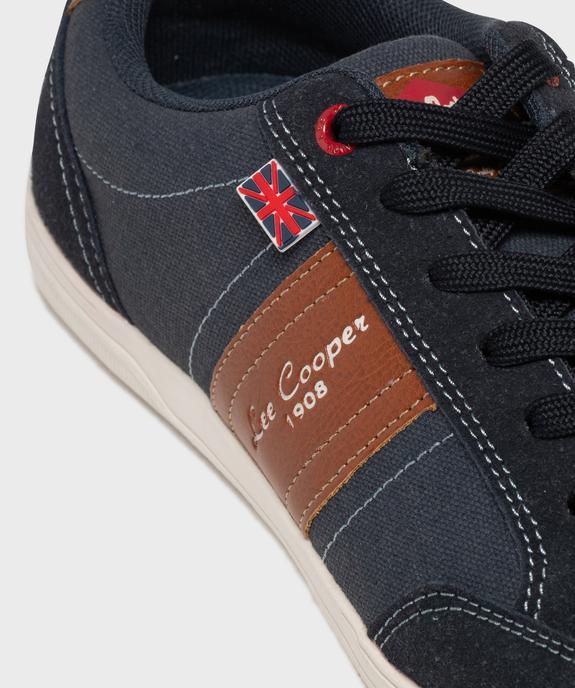 Baskets homme en toile basse style denim à bande contrastante - Lee Cooper - LEE COOPER Baskets homme en toile basse style denim à bande contrastante - Lee Cooper vue6 - LEE COOPER - GEMO