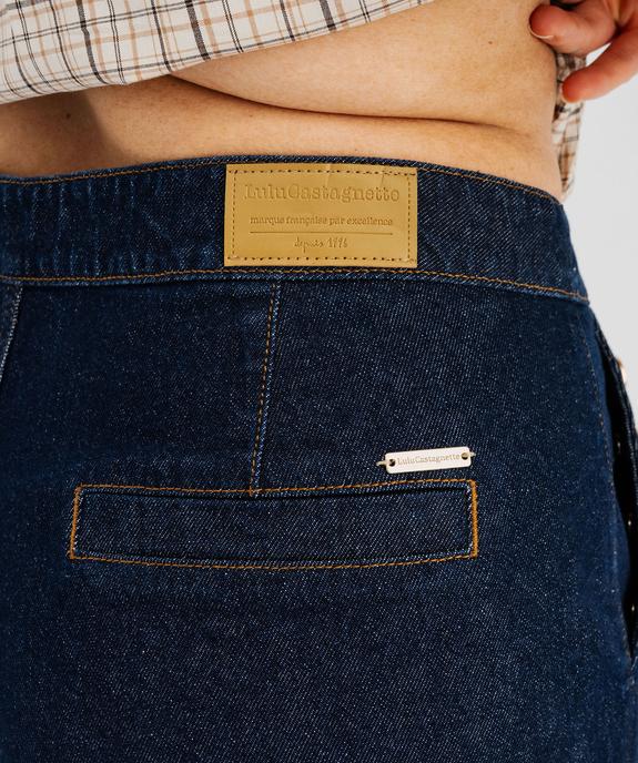 Jean flare à pont femme grande taille - LuluCastagnette vue5 - LULU CASTAGNETTE GEMO FOR GOOD - GEMO