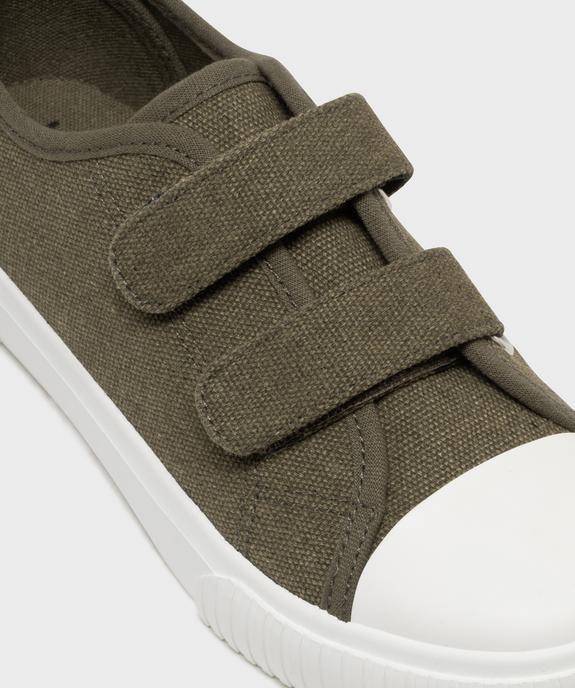 Tennis en toile fermeture scratch garçon - 5 Miles vue6 - 5 MILES GEMO FOR GOOD - GEMO