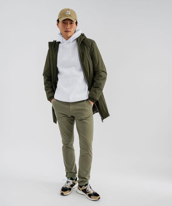 Coupe-vent déperlant coupe longue homme vue4 - GEMO (HOMME) - GEMO