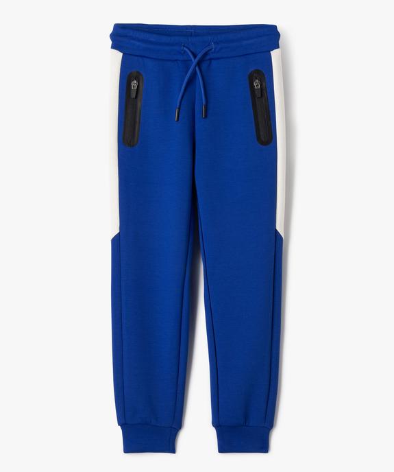 Pantalon de jogging tricolore garçon vue2 - GEMO (ENFANT) - GEMO